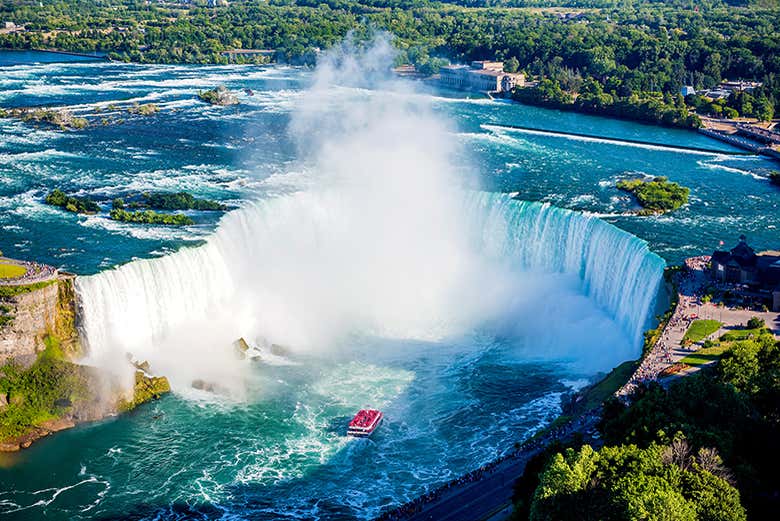 Go on a boat on the rapids