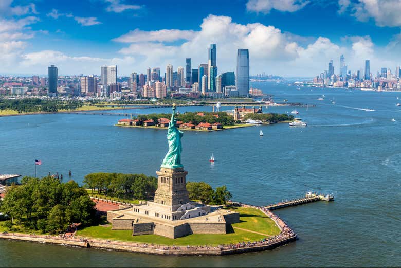 See the Statue of Liberty in New York