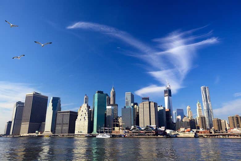 Views of Manhattan from the boat