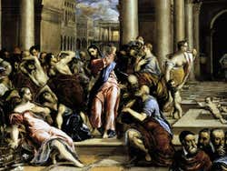 The Purification of the Temple, by El Greco