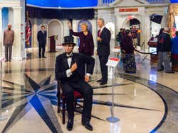 Abraham Lincoln at the New York wax museum