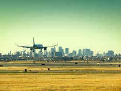 JFK Airport, landing