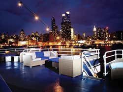 View of New York from the cruise ship