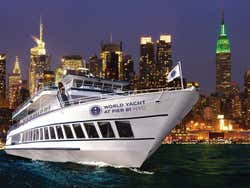 Dining on a ship in New York