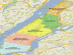 Map of Manhattan