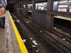 Dirt in New York City's Subway