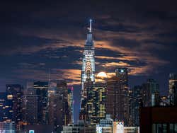 View at the One Vanderbilt at night