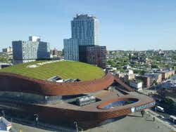 A view of the Barclays Center in Brooklyn