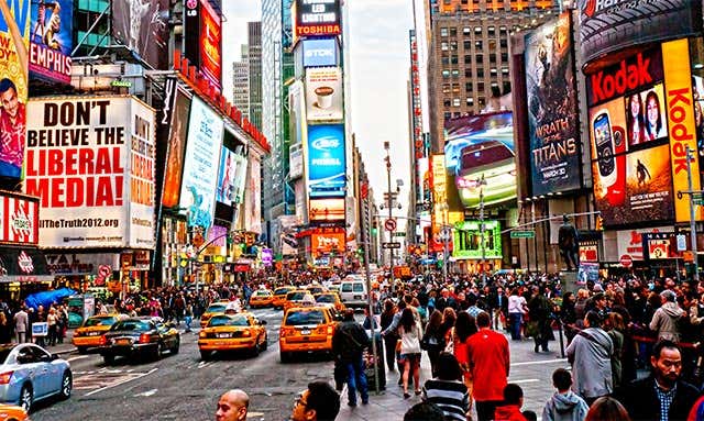 what is in new york times square